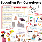 December Early Intervention Activities