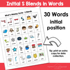 S Blends What's Missing Articulation Game