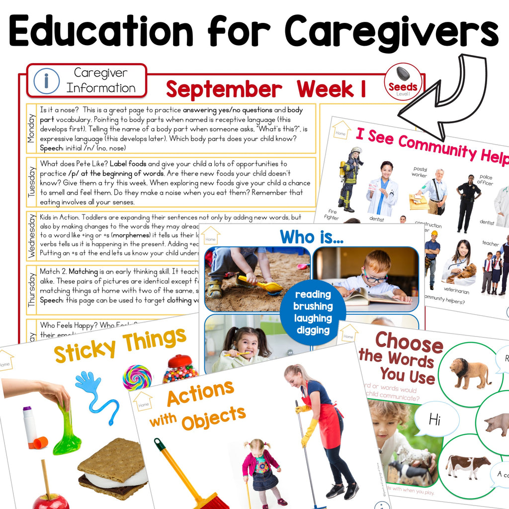 September Early Intervention Activities