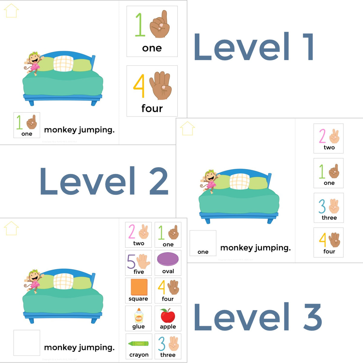Five Monkeys Jumping Digital