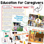 November Early Intervention Activities