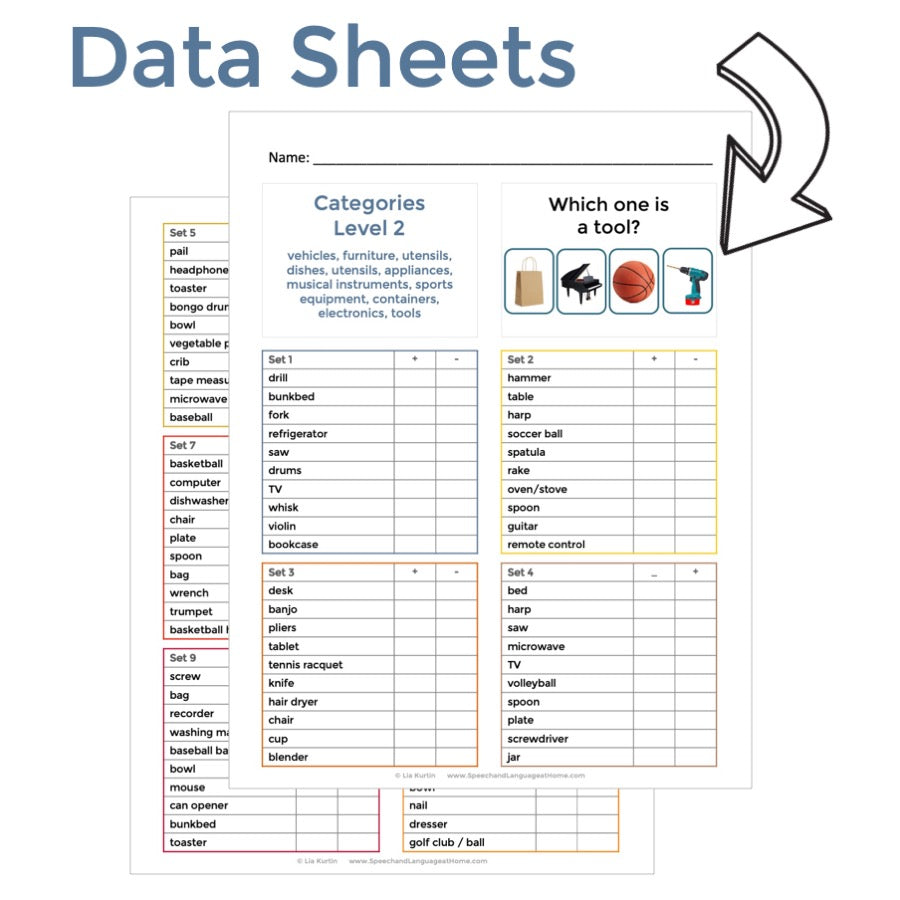 Categories Level 2 Task Cards