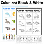 Ocean Animals Sign and Say Bingo