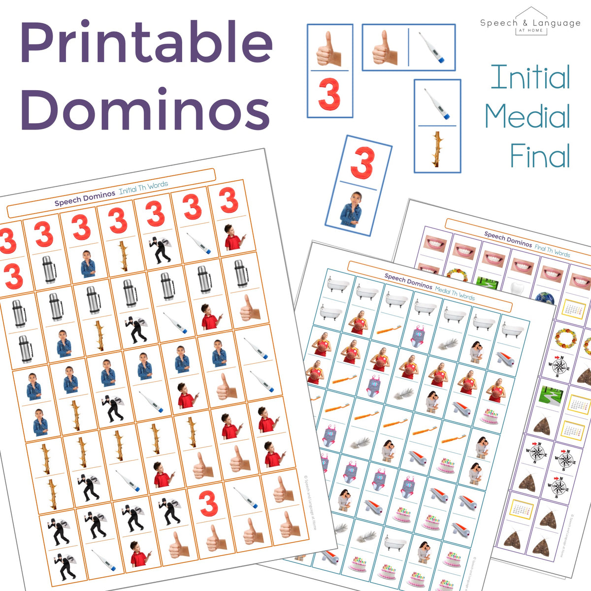 Th Articulation Dominoes