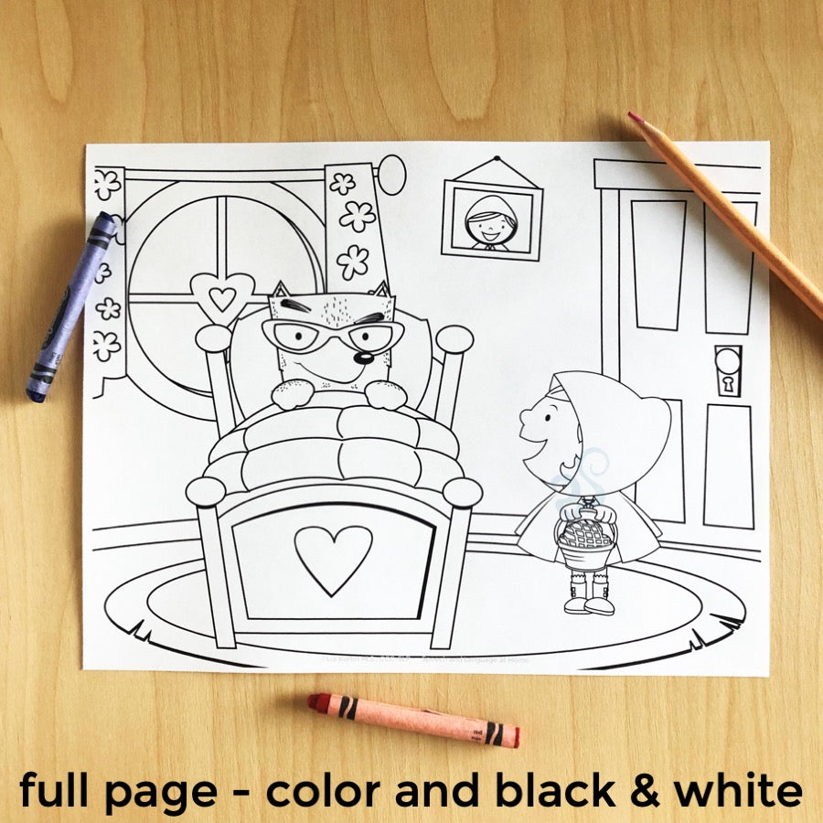 Little Red Riding Hood Wordless Book