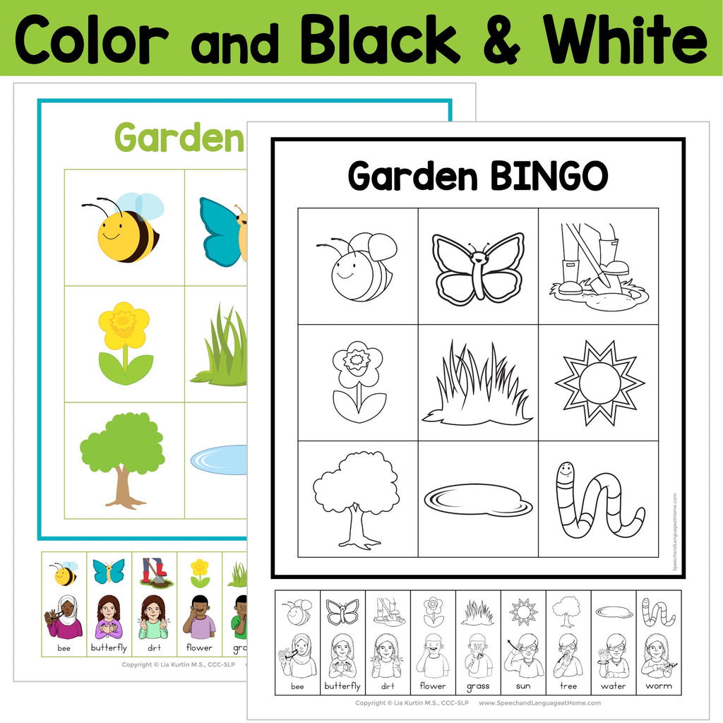 Spring Sign and Play Bingo Bundle