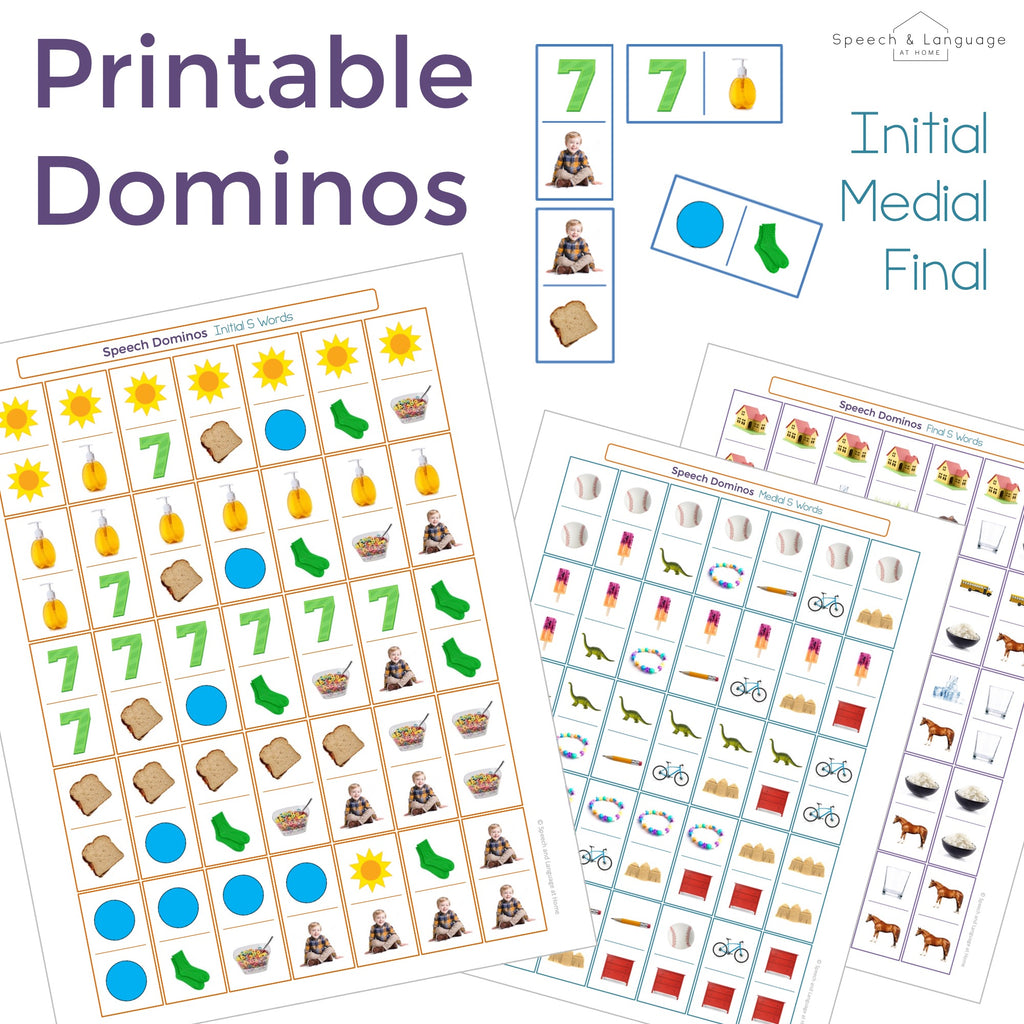 S Articulation Dominoes