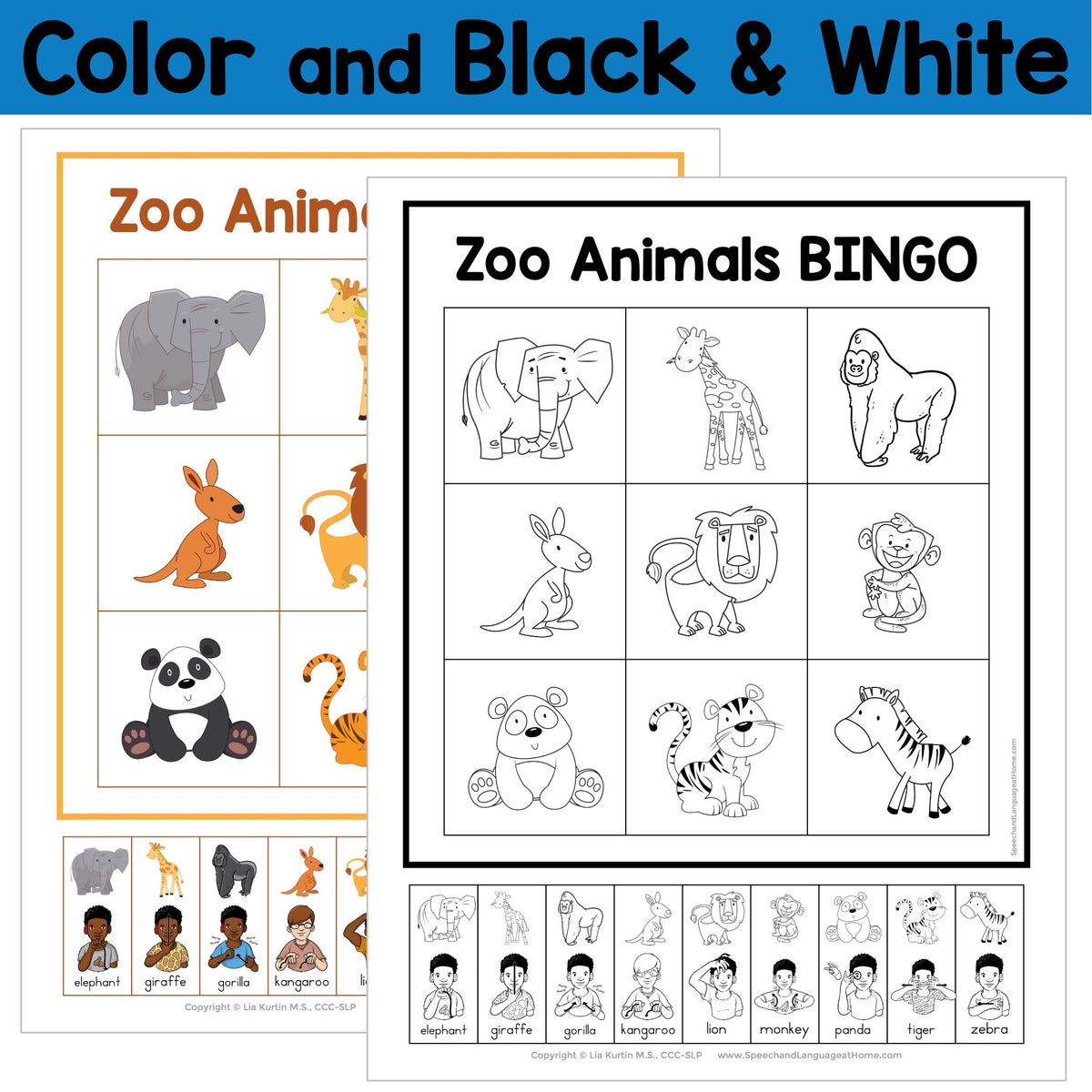 Winter Sign and Play Bingo Bundle