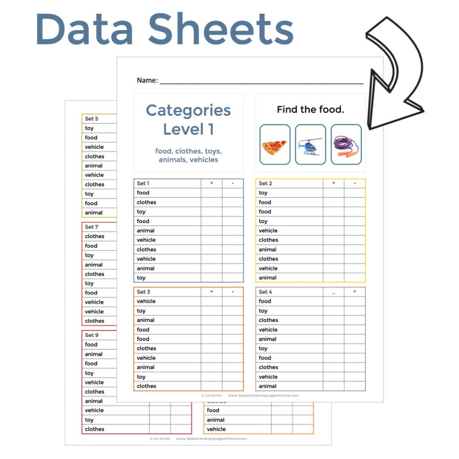 Categories Level 1 Task Cards