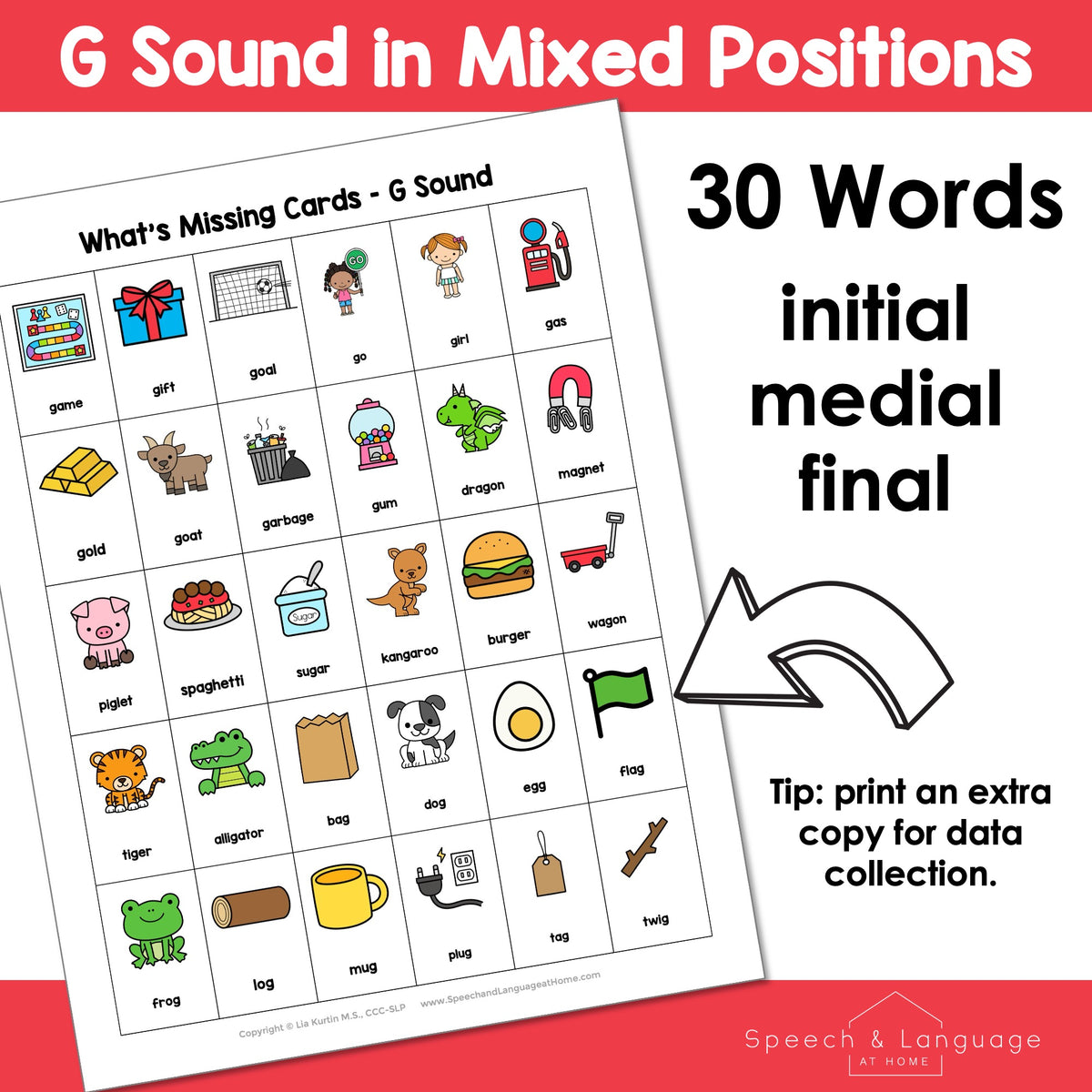 G What's Missing Articulation Game