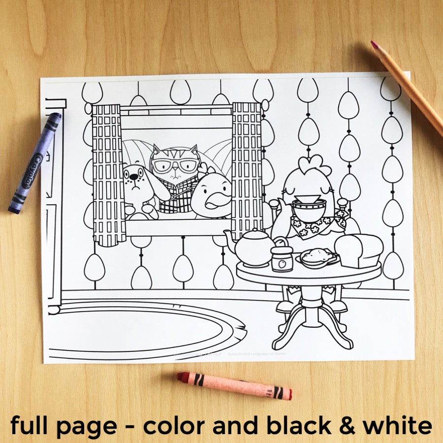 The Little Red Hen Wordless Book