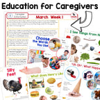 March Early Intervention Activities