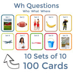 Wh Questions Task Cards
