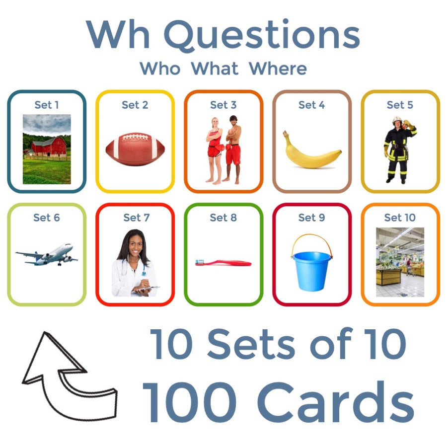 Wh Questions Task Cards