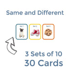 Same and Different Task Cards