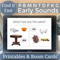 Find It Fast Articulation Early Sounds