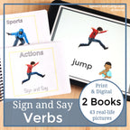 Action Verbs Sign and Say
