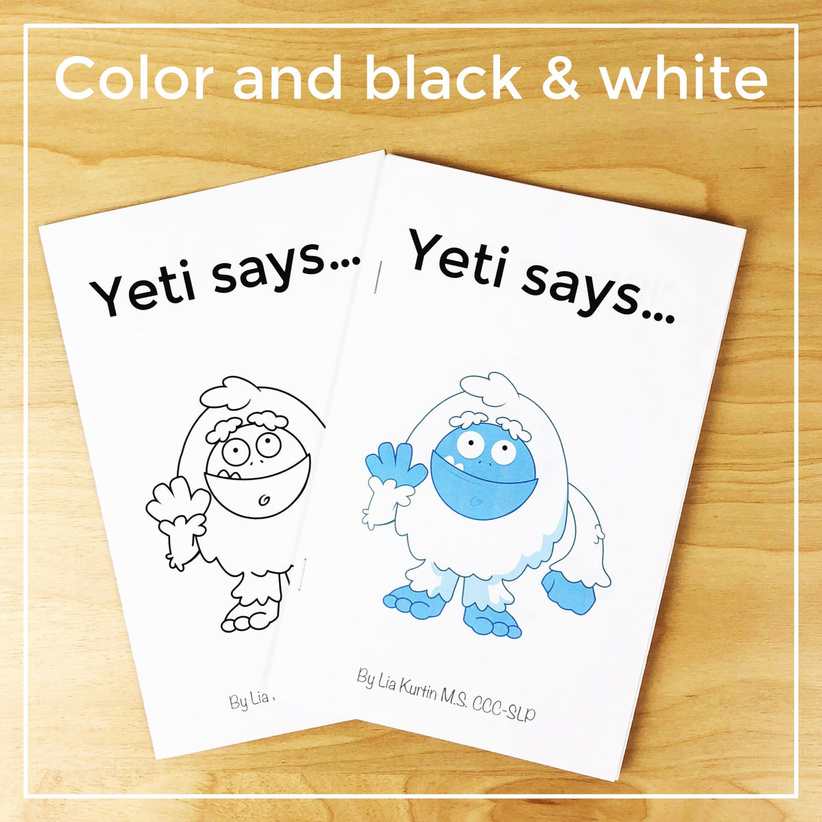 Yeti Says Exclamatory Words Book