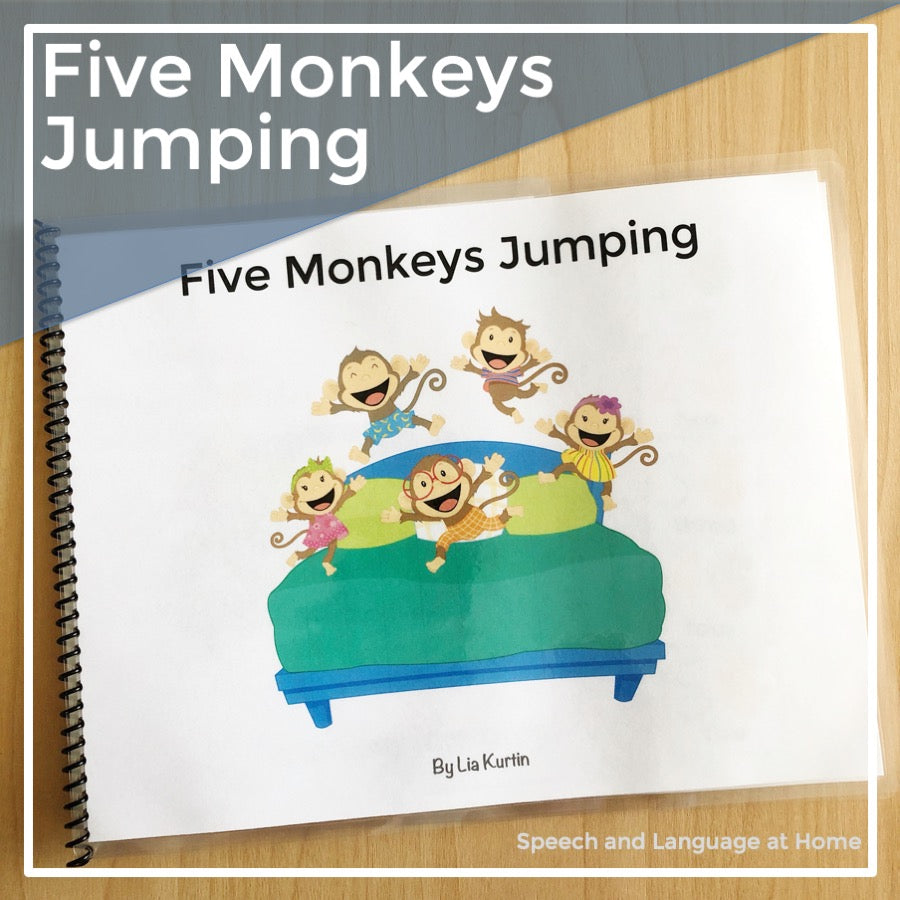 5 Monkeys Jumpking Interactive Book