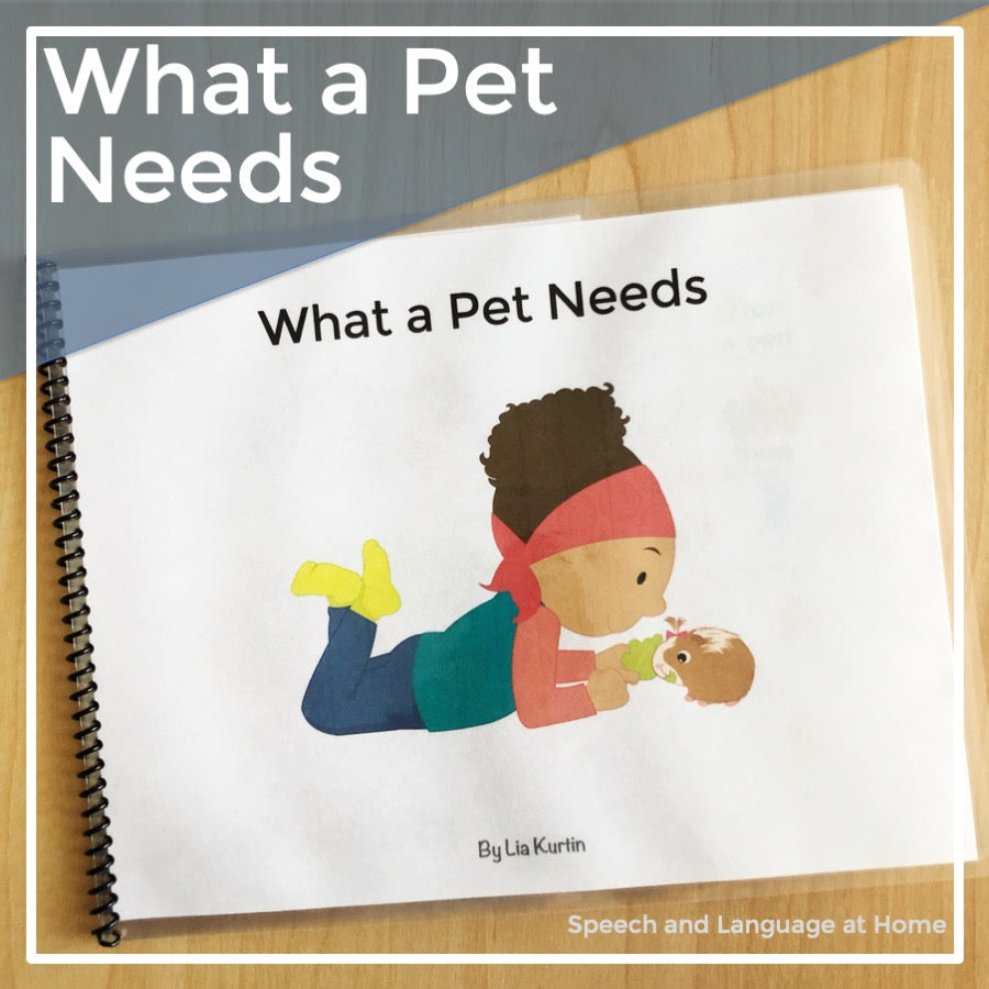 What A Pet Needs Interactive Book