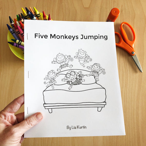 5 Monkeys Jumpking Interactive Book