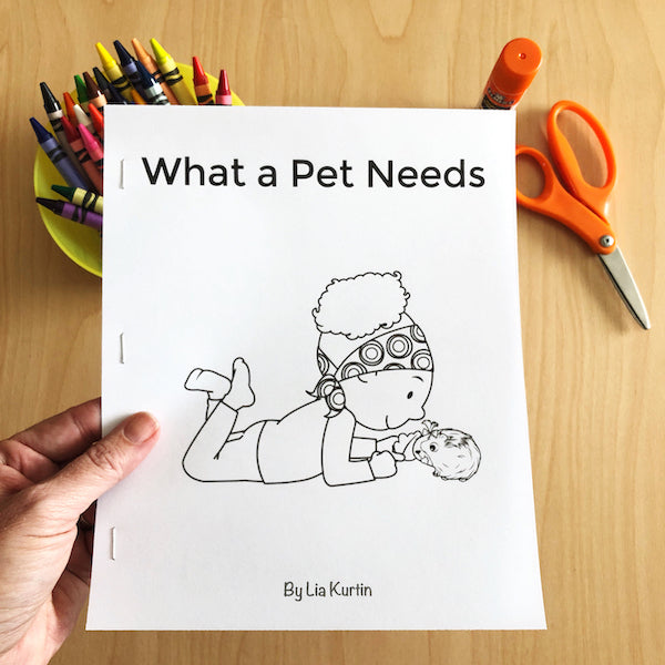 What A Pet Needs Interactive Book